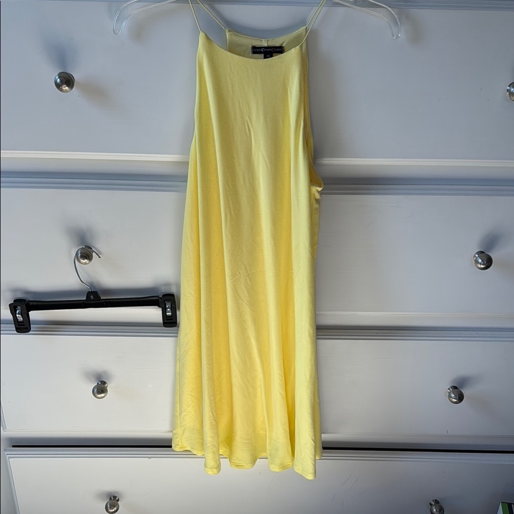Elegant Yellow Dress